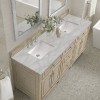 Lorelai 72" Double (Vanity Only Pricing) in Whitewashed Oak